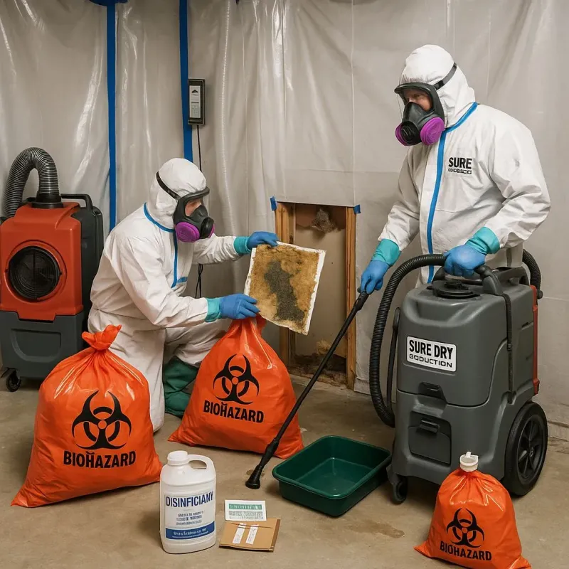 Contaminated Water Handling Protocols process in Franklin, NC